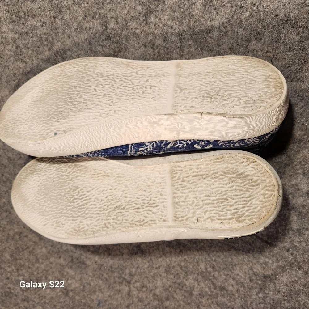 Reyn Spooner Shoes Mens Size 12‎ Blue White Baja Slip On Lahaina Sailor Hawaiian